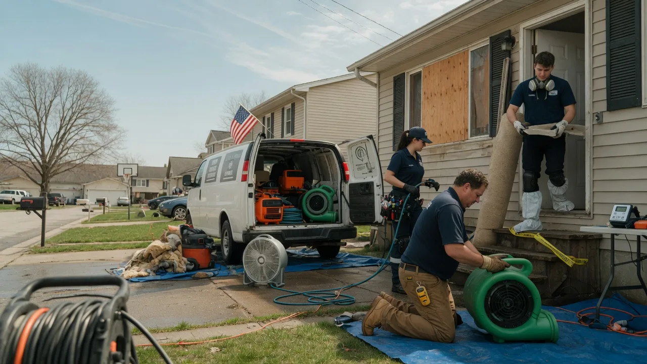 Water Damage Restoration in Green Camp, OH near me